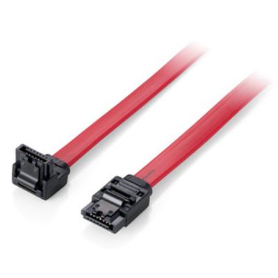 Cable Serial Ata Iii Equip Acodado 0.5m Con Clip De Seguridad