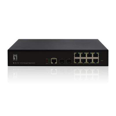 Switch Level One Gestionable L2 8p 10/100/1000 + 2p Gigabit