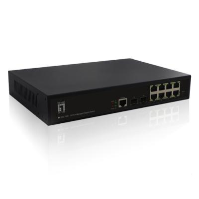 Switch Level One Gestionable L2 8p 10/100/1000 + 2p Gigabit