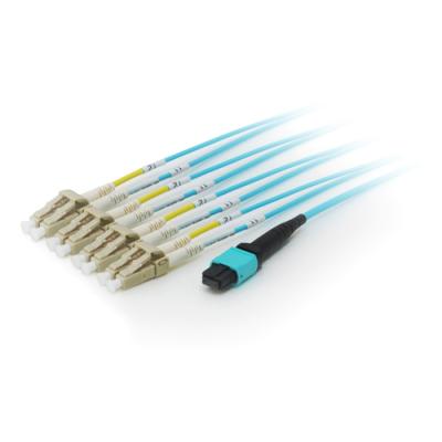 Cable Fibra Optica Trunk Mtp/lc Patch Cord Om4 8 Fribras M/m 3m