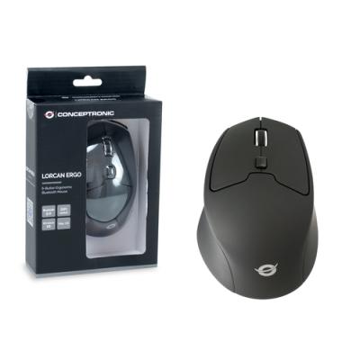 Mouse Conceptronic Bluetooth Lorcan02 Ergo 6 Botones 1600dpi