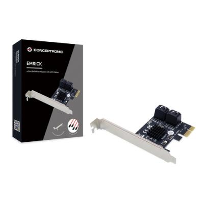 Controladora Pcie Conceptronic Emrick03g Pcie 4 Puertos Sata 3