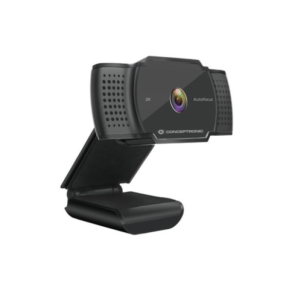 Webcam 2k Conceptronic Amdis 5mp Usb 3.6mm 30 Fps Angulo Vision 72 Microfono Integrado