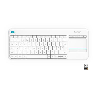 Teclado Logitech Wireless K400 White Plus Touch Pad Us Int'l