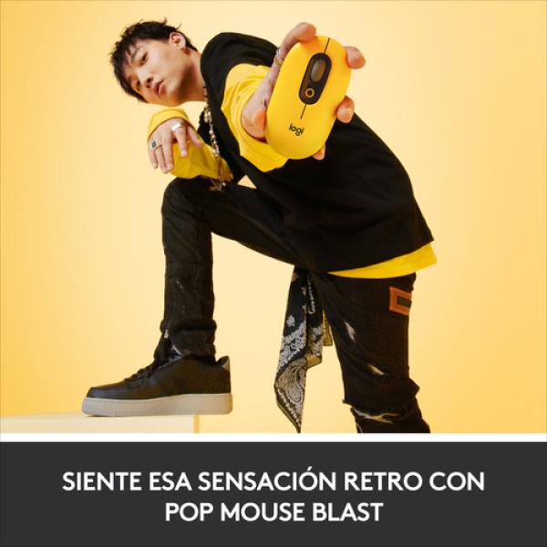 Mouse Logitech Pop Con Emoji Color Blast Yellow P/n:910-006546