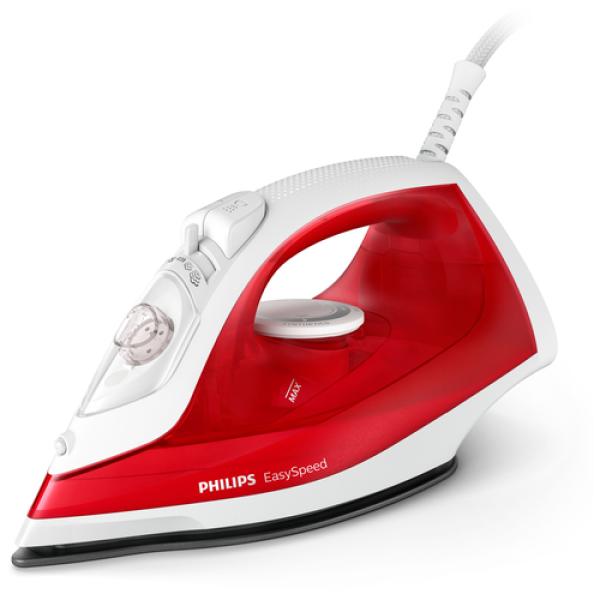 Plancha De Vapor Philips Gc1742/40 Easyspeed Suela Antiadherente 2000w Color Planco Y Rojo