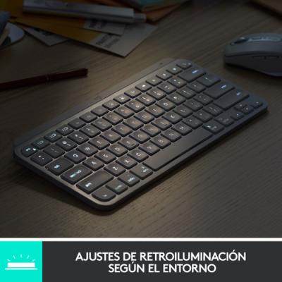 Teclado Logitech Mx Keys Mini Para Mac Wireless Color Gris