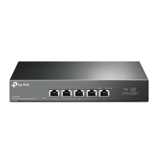 Switch No Gestionable Tp-link Sx105 5p 10gbps Carcasa De Metal No Rack