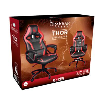 Silla Gamer Konix Drakkar Thor Gran Comodidad Y Ergonomia