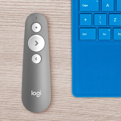 Presenter Logitech Wireless Presenter R500s Gris P/n: 910-006520