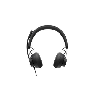 Headset Logitech Zone Wired Teams Usb-a Usb-c Graphite