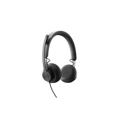 Headset Logitech Zone Wired Teams Usb-a Usb-c Graphite