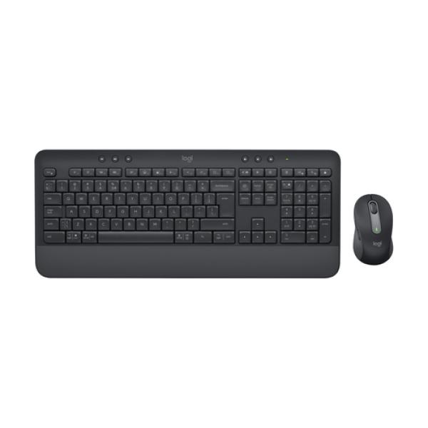 Teclado Logitech Mk650 Combo Italiano Color Grafito P/n: 920-010966