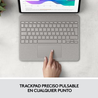 Teclado Bluetooth Funda Logitech Combo Pro Ipad Pro