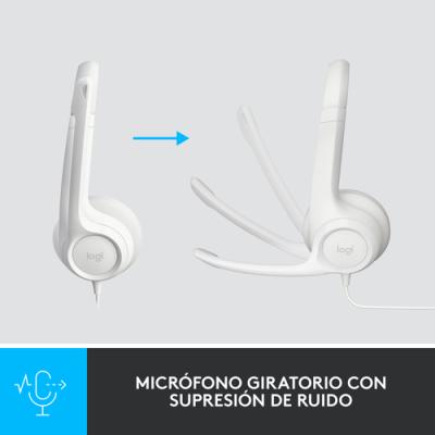 Headset Logitech H390 Microfono Con Supresion De Ruido Usb