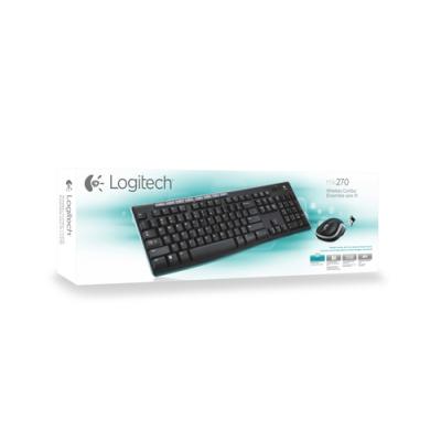 Teclado Logitech Wireless Combo Mk270 Aleman P/n: 920-004511