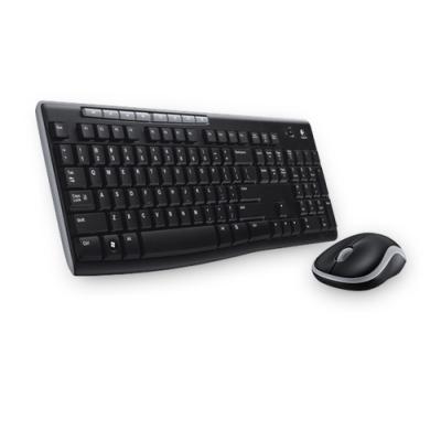 Teclado Logitech Wireless Combo Mk270 Ruso