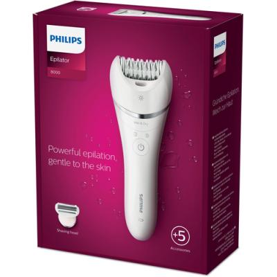 Depiladora Philips Bre710/00 Serie 8000 Wet & Dry Luz Casquillo