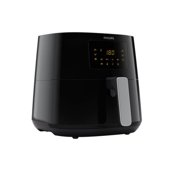 Freidora Por Aire Philips Airfry Essential Xl Hd9270/70 Color Negro Plata 6.2l Sin Aceite 2000w