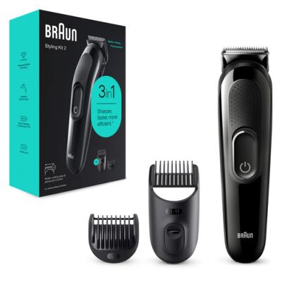 Recortadora De Barba Braun Sk2300 Color Negro Ajustes 0.5 -