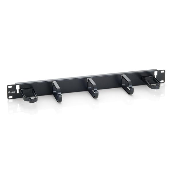 Panel Organizador De Cables Color Negro 1u Para Armario Rack 1 Ud