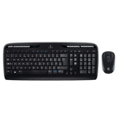 Teclado Logitech Mk330 Ingles Internacional Wireless Combo