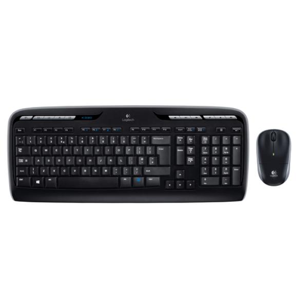 Teclado Logitech Mk330 Ingles Internacional Wireless Combo P/n:920-003989