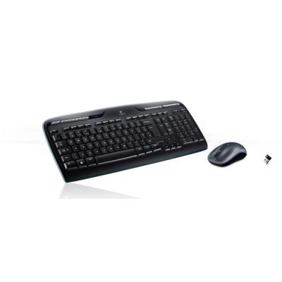 Teclado Logitech Mk330 Ingles Internacional Wireless Combo