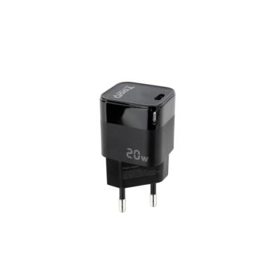 Cargador de Pared TooQ TQWC-PD20/ 1xUSB Tipo-C/ 20W