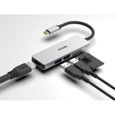 Docking Usb-c D-link Dub-m530 A 1xhdmi 4k 2xusb-a 3.0 1xlector