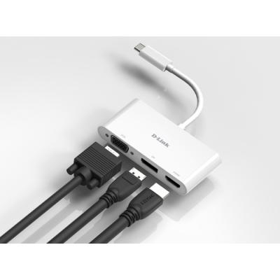 Adaptador Usb-c D-link Dub-v310 A 1xhdmi 4k 1xdisplayport 4k