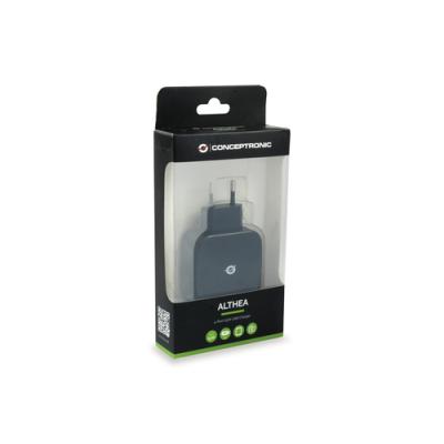 Cargador De Pared Conceptronic Althea 5v 4xusb (4x1a) 25w