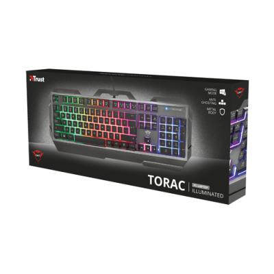 Teclado Trust Gaming Gxt 856 Torac Iluminacion Led