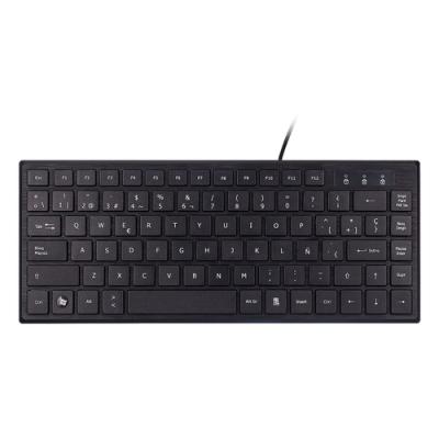 Teclado Compacto Ultra Plano Unykach Kb 302 Mini Usb 83 Teclas