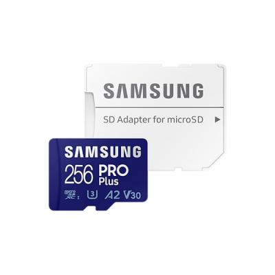 Memoria Sd Micro 256gb Samsung Sdxc Pro Plus Clase 10 Con