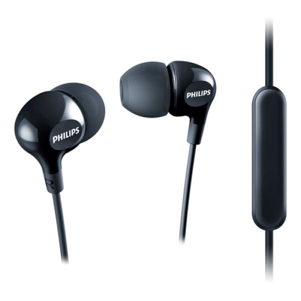 Auricular Intrauditivo Con Microfono Philips Beamers She3555bk/00 Black Jack 3.5mm