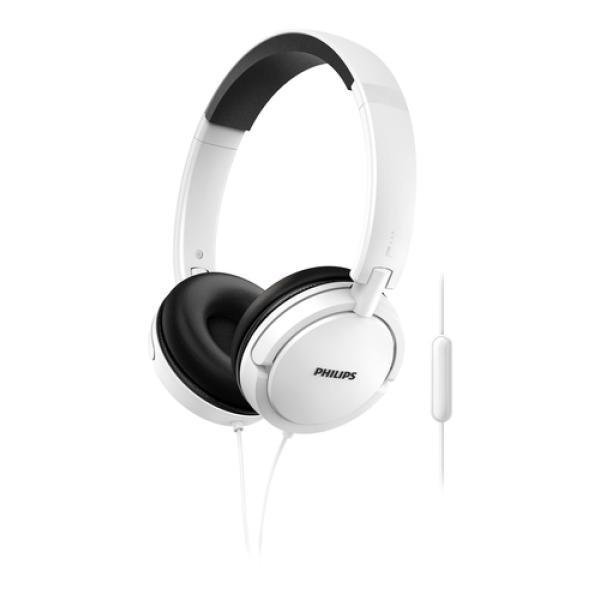 Headset Philips Con Microfono Shl5005wt/00 Blanco 3,5mm Stereo