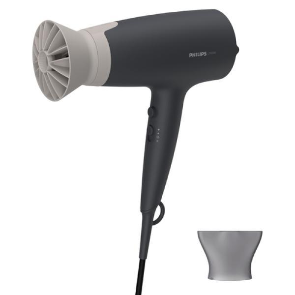 Secador De Pelo Philips Bhd351/10 3000 Series Sistema Thermoprotect 2100w Color Negro