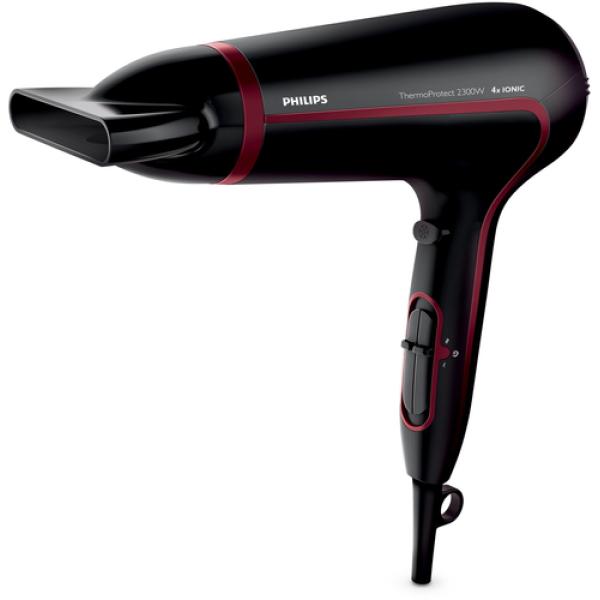 Secador De Pelo Ionico Philips Hp8238/10 Thermoprotect 2300w Color Negro