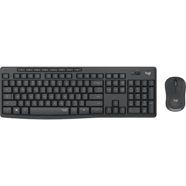 Teclado Logitech Mk295 "portugues" Silent Wireless Combo Color Grafito P/n:920-009870