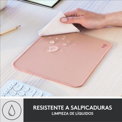 Alfombrilla Logitech Mouse Pad Studio Series Color Rosa Oscuro