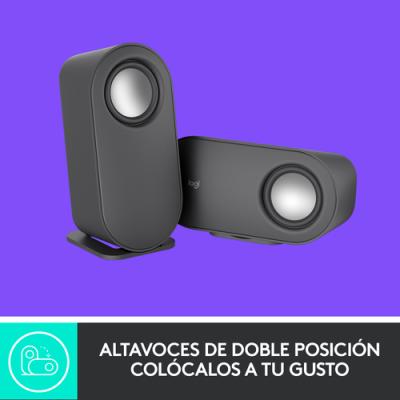 Altavoces 2.1 Logitech Bluetooth Z407 Grafito P/n:980-001348