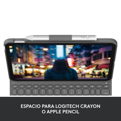 Teclado Bluetooth Funda Logitech Slim Folio Para Ipad ( 10