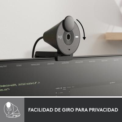 Camara Logitech Webcam Brio 300 1980p Color Grafito P/n: