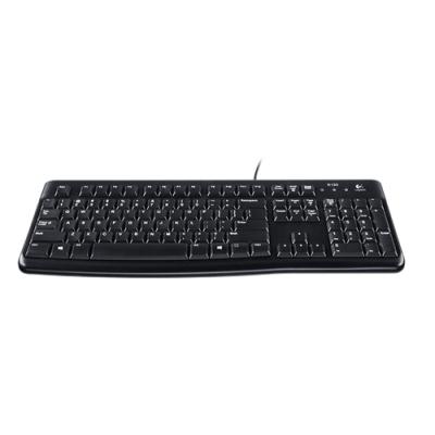 Pack Teclado Y Mouse Logitech Mk120 Italiano Con Cable Usb