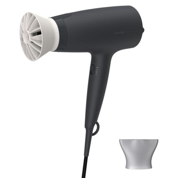 Secador De Pelo Philips Bhd302/10 Serie 3000 Con Thermoprotec 1600w Color Negro