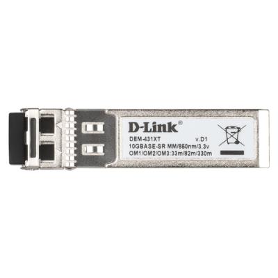 Transceiver Dlink Dem-431xt 10gbase-sr Sfp+ 80/300m Kit De 10