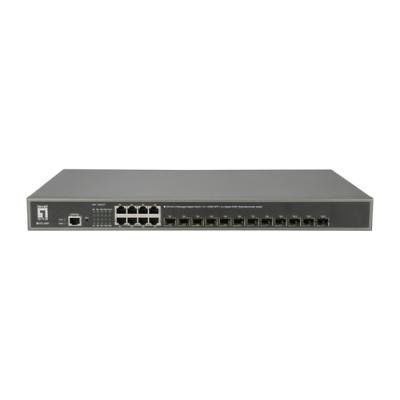 Switch Level One Gestionable L3 8p 10/100/1000 Sfp + 12p 10gbe