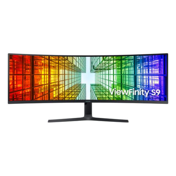 Monitor 49" Curvo Hdmi Displayport Usb-c Samsung Ls49a950uipxen Qled 5120x1440 Curvatura 1800r Usb Rj45 Vesa 100x100