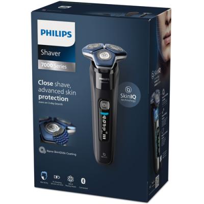 Afeitadora Philips S7886/35 Serie 7000 Color Negro 3 Cabezales